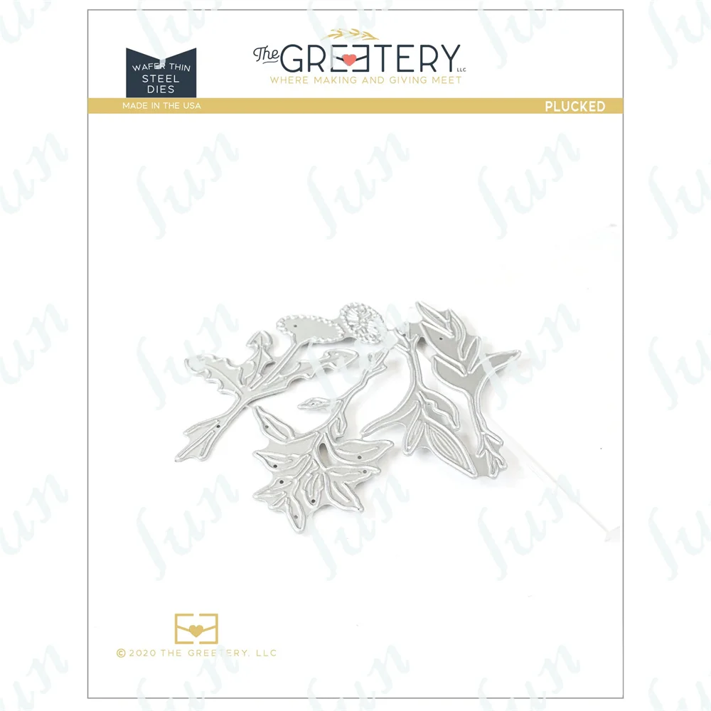 

Florals Plucked Holiday Decorations Metal Cutting Dies for Scrapbooking Photo Album Embossing Template DIY Paper Card Handmade