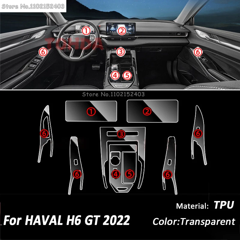 ТПУ автомобильное снаряжение приборная панель GPS-навигация экран пленка