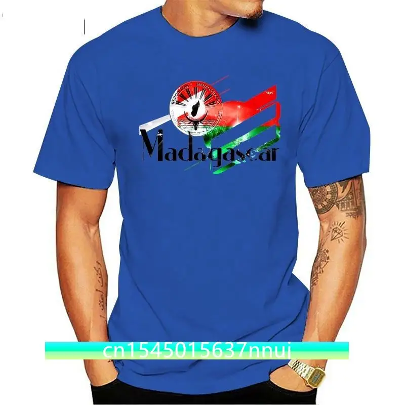 

Madagascar flag white t shirt top modern tee design mens womens