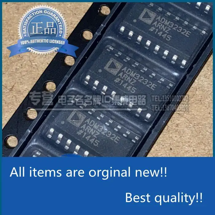 10pcs orginal new in stock ADM3232EARNZ Silkscreen ADM3232E SMD SOP-16 Driver Chip