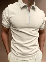 2022 new casual polo shirts men summer spring slim fit mens t shirts striped tees male outwear top man