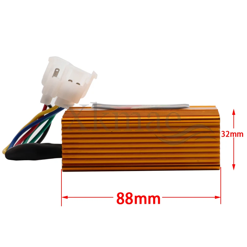 Алюминиевый 6-контактный AC DC CDI Racing Box Square 150cc 200cc 250cc Roketa Kazuma Sunl ATV Quad моторизованные