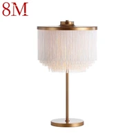 oufula postmodern table lamp led creative art bedside vintage desk light for home decor free shipping