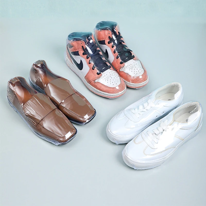 20pcs PVC Heat Shrink Film Wrap Retail Seal Packing Bag Clear Plastic Polybag Gift Cosmetics Packaging Pouch shoe Storage - купить по