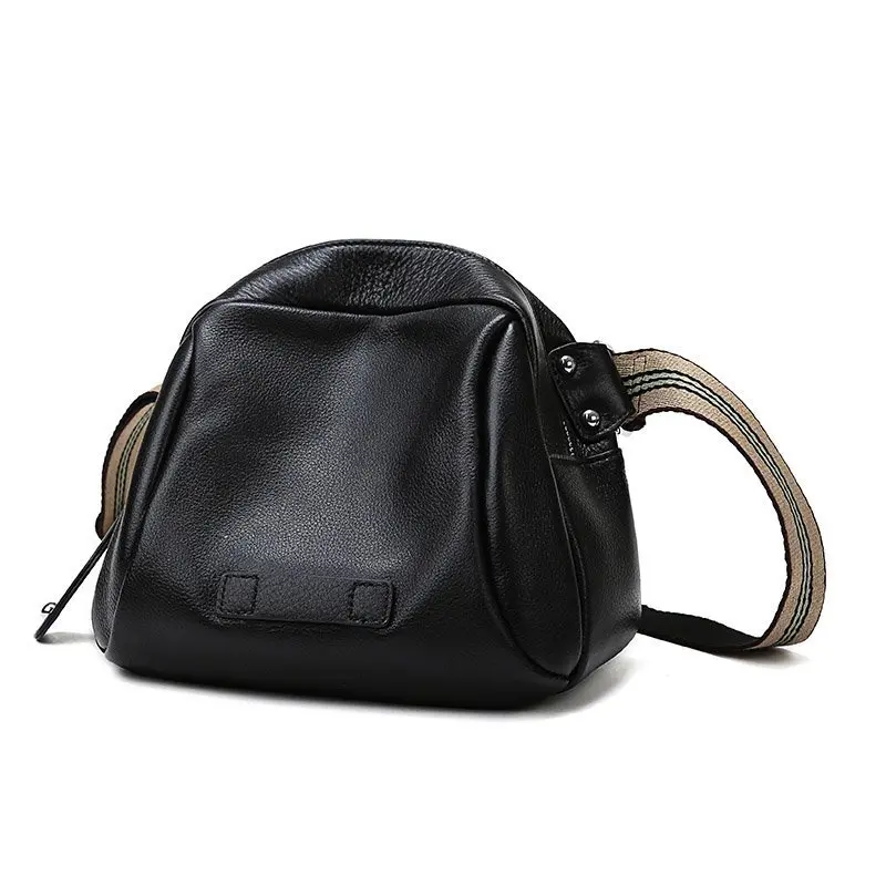

Vintage Trend Crossbody Designer Handbags Women'S Genuine Leather Shell Casual Waist Shoulder Bags For Ladies Side Messenger Bag