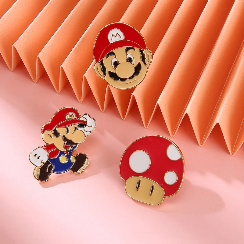 Значок в стиле Диснея Марио из сплава