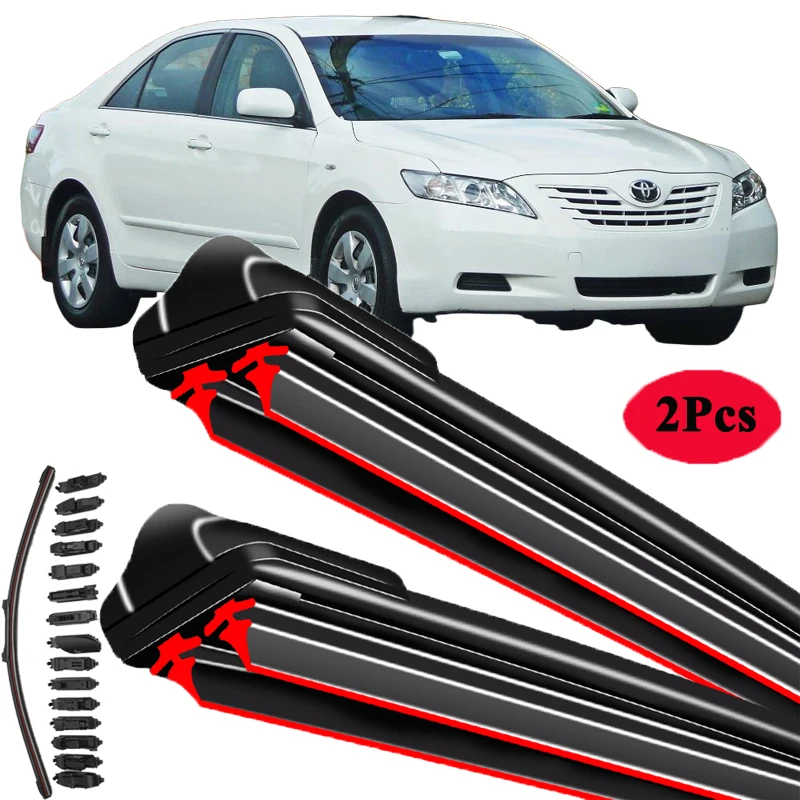 

Для Toyota Camry XV40 40, 2007 2008 2009 2010 2011, переднее лобовое стекло, автомобильные аксессуары, щетки, омыватель, щетки стеклоочистителя