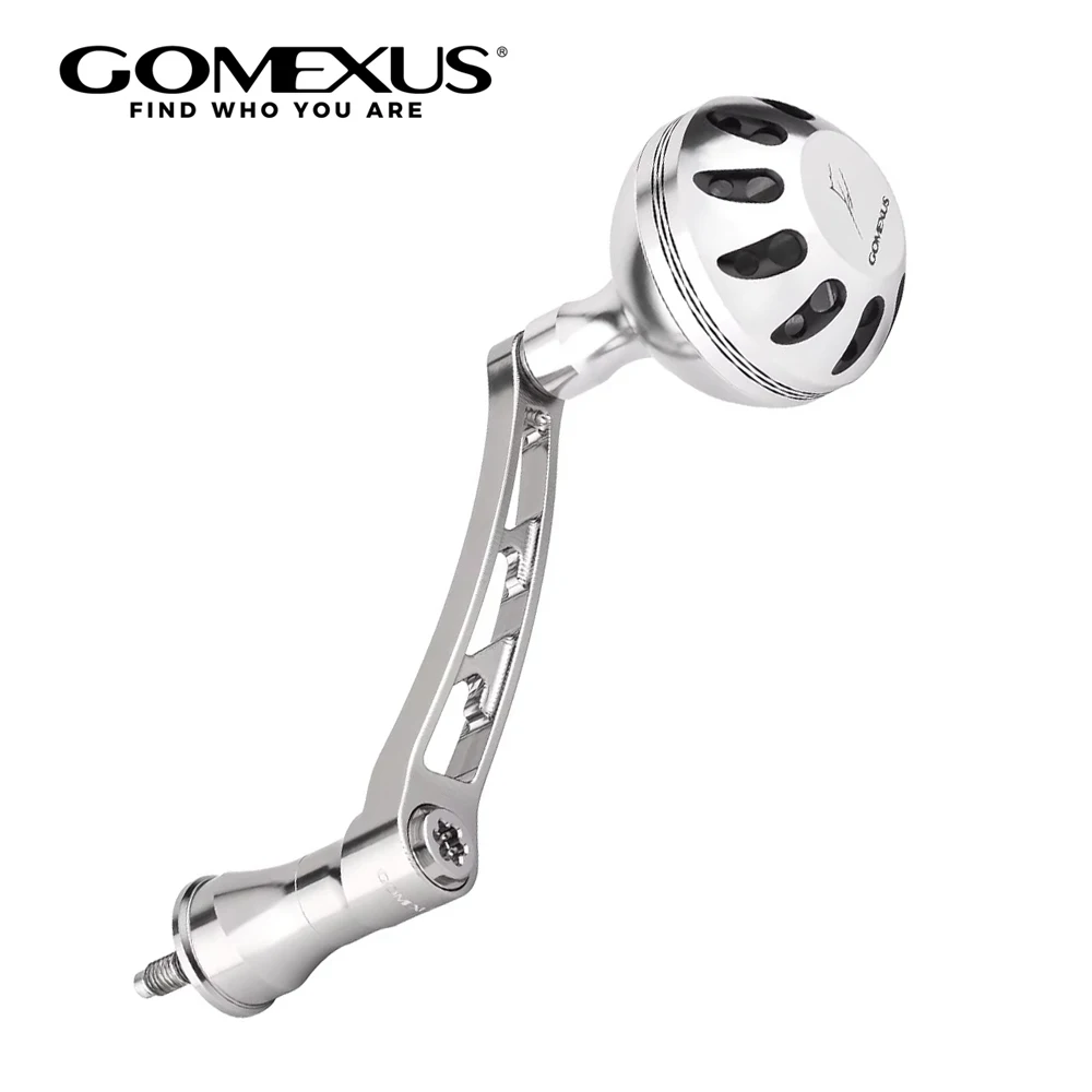 Фото Рукоятка для спиннинговой катушки Gomexus LMY-A38 70 мм, алюминиевая, для Shimano Daiwa №1