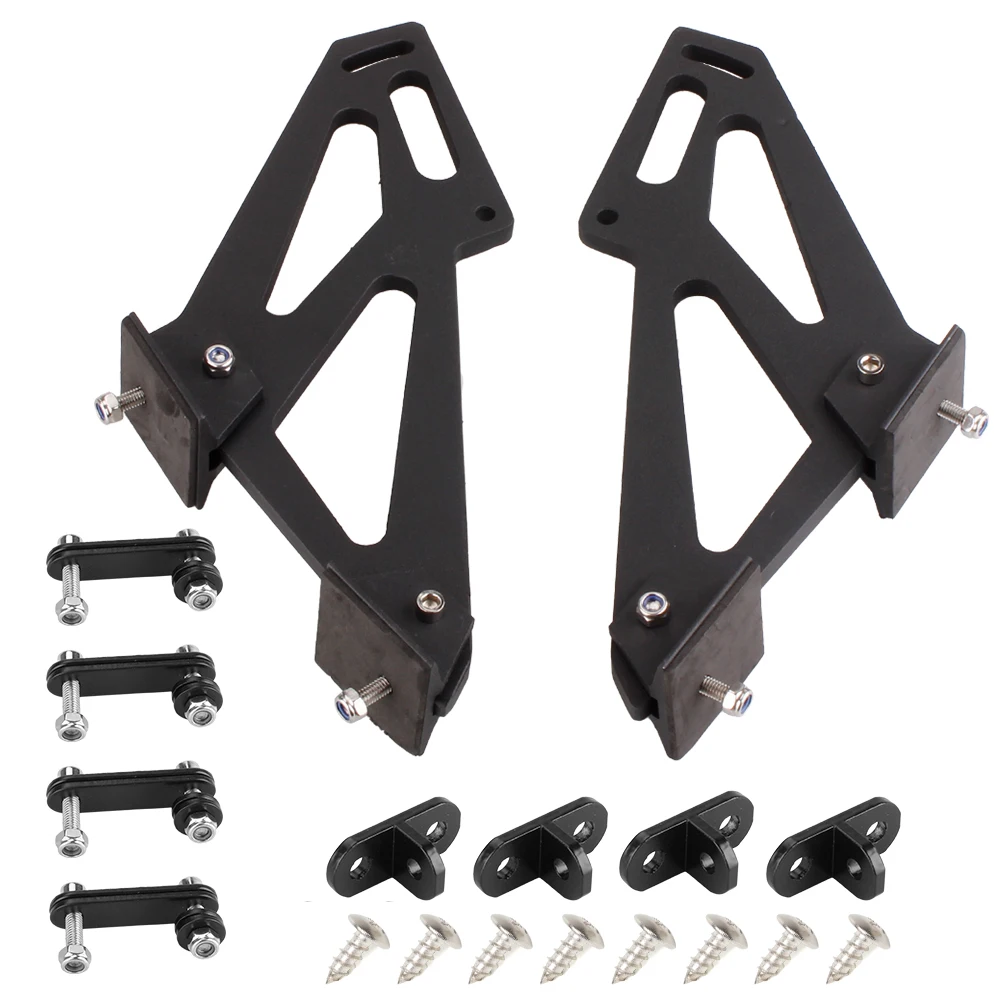 

Новый 5 "7" 10 "Универсальный алюминиевый задний багажник автомобиля гоночный хвостовой спойлер ножки крепления кронштейны авто спойлер аксессуары LKT102