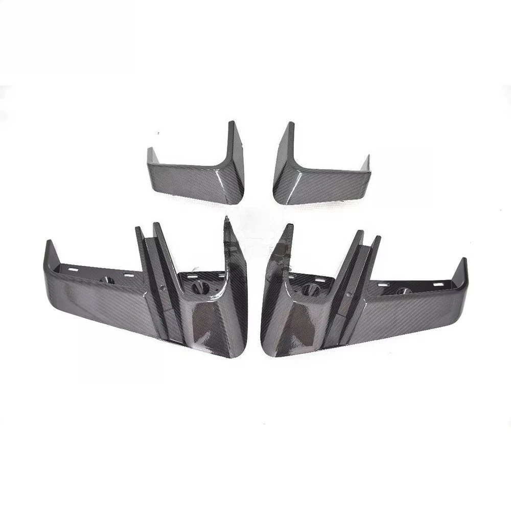 Фото Для Mercedes-Benz G-класса W464 W463A, 4 шт. внешних аксессуаров из сухого карбона: накладки на вентиляционные отверстия над крылом №2
