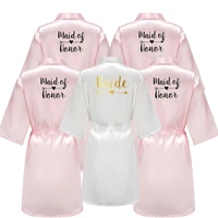 mother of the groom women wedding satin dressing gown personalized custom name bathobe bridal party robes bridesmaid robes gift