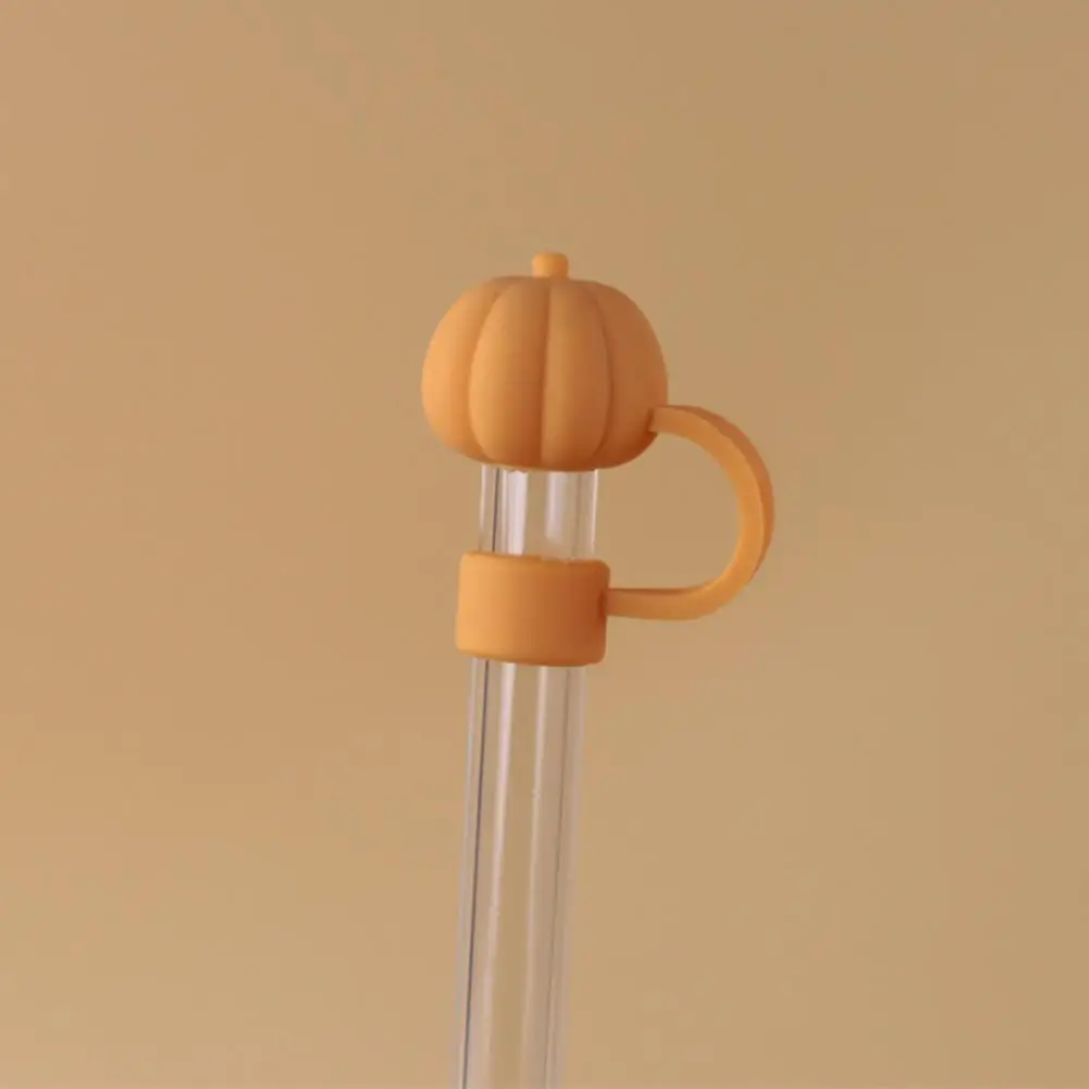 Защитная соломенная крышка осенняя силиконовая с тыквой набор для стакана 30/40