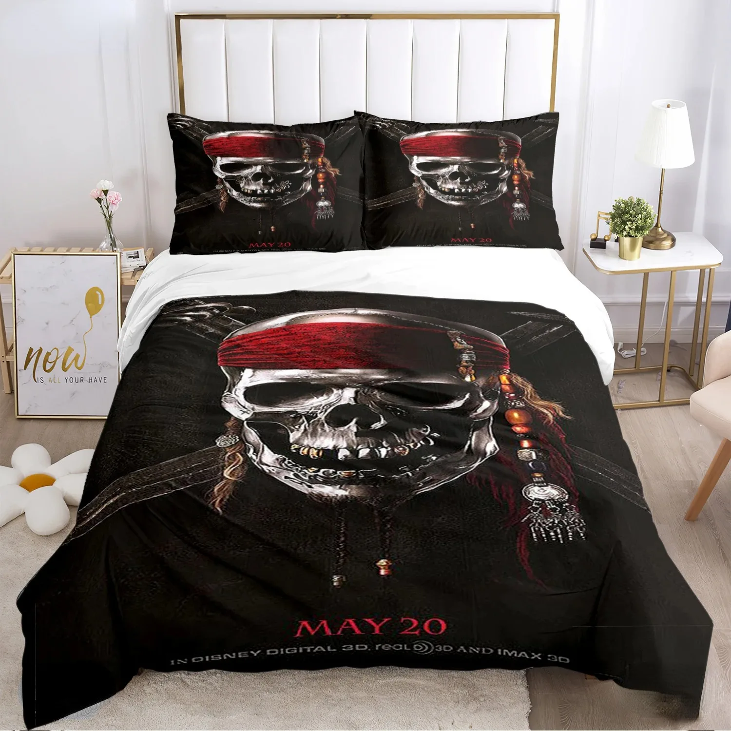 Комплект постельного белья Disney Пираты Карибского моря с наволочкой и