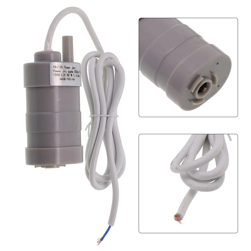 Оборудование для полива водяной насос двора сада 12 В 1500 л/ч погружной кемпинга
