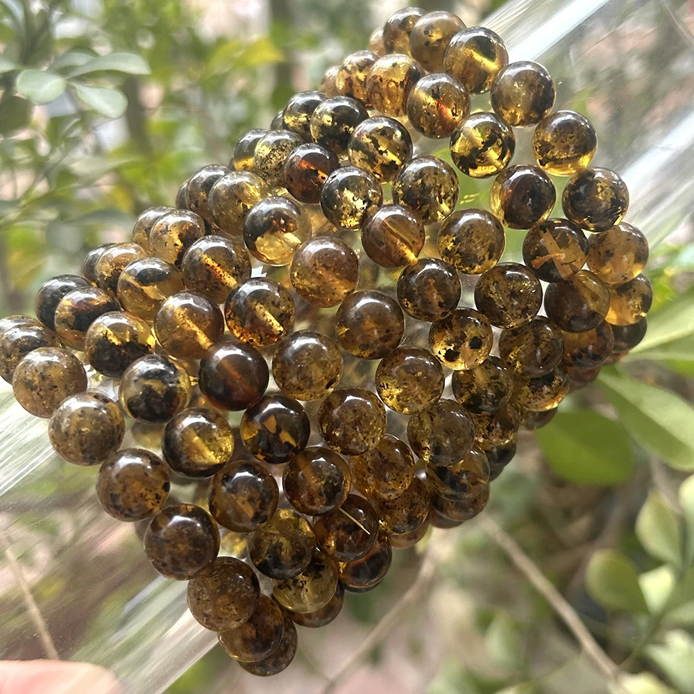 Браслет из янтаря 8-10 мм