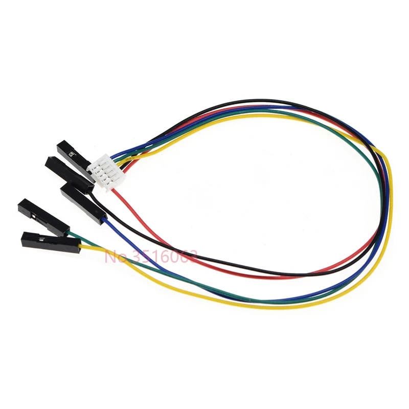 Кабель Dupont GH1.25mm-2.54mm, 1-контактный, с разъемом GH1.25, с фиксатором, 23456-контактный провод 28AWG, длина 20 см, 5 шт. (art.: 3920dc87ee0a7) - 3920dc87ee0a7