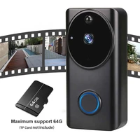 visual doorbell wifi wireless smart door bell phone remote video home alarm door chime bell