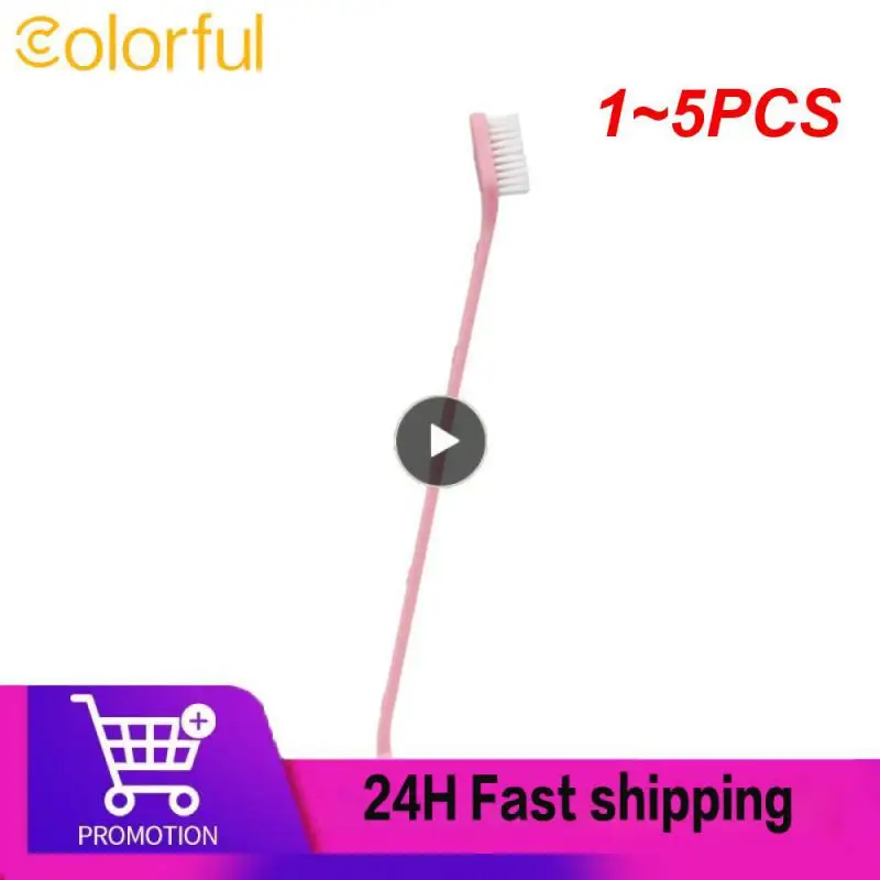 

1~5PCS Dog Toothbrush Double-headed Cat Tooth Multi-angle Cleaning Tool Massage Care Tooth Finger Brush for Dog Cat Pet Supplies
