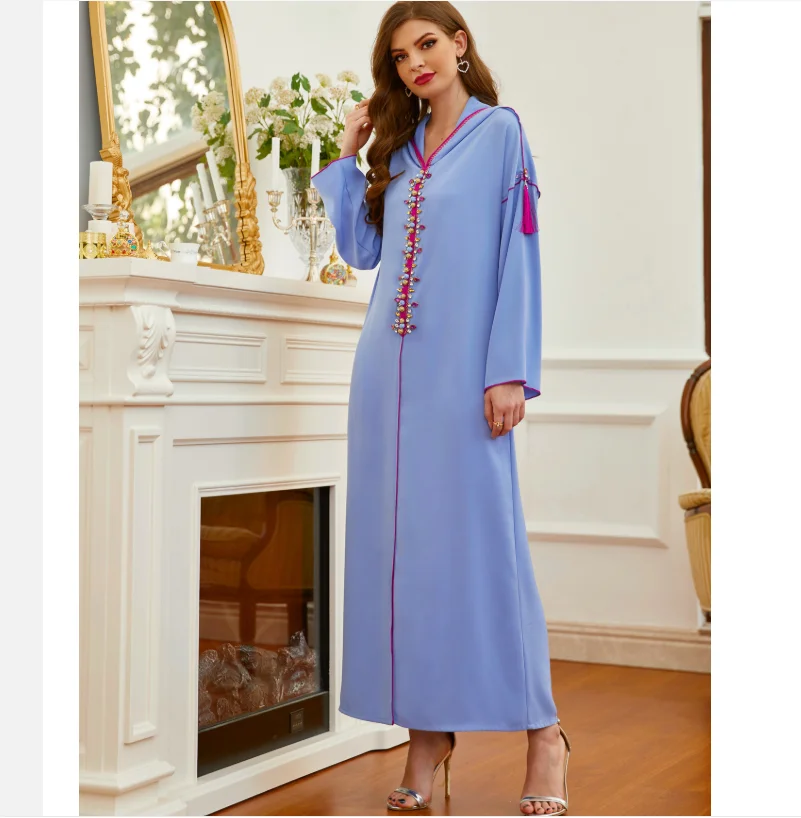 Eid Satin Абая для мусульман, Дубай Турция Ислам Арабский хиджаб платье Abayas платья для женщин длинное платье Djelaba женский кафтан марокканский