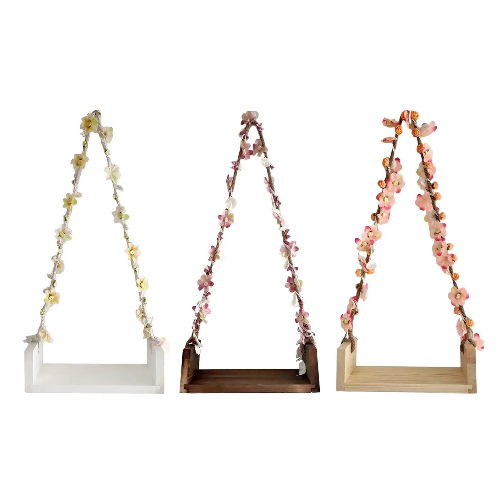 

Newborn Photography Props Wooden Swing Seats Photo Posing Aid for Boys Girls