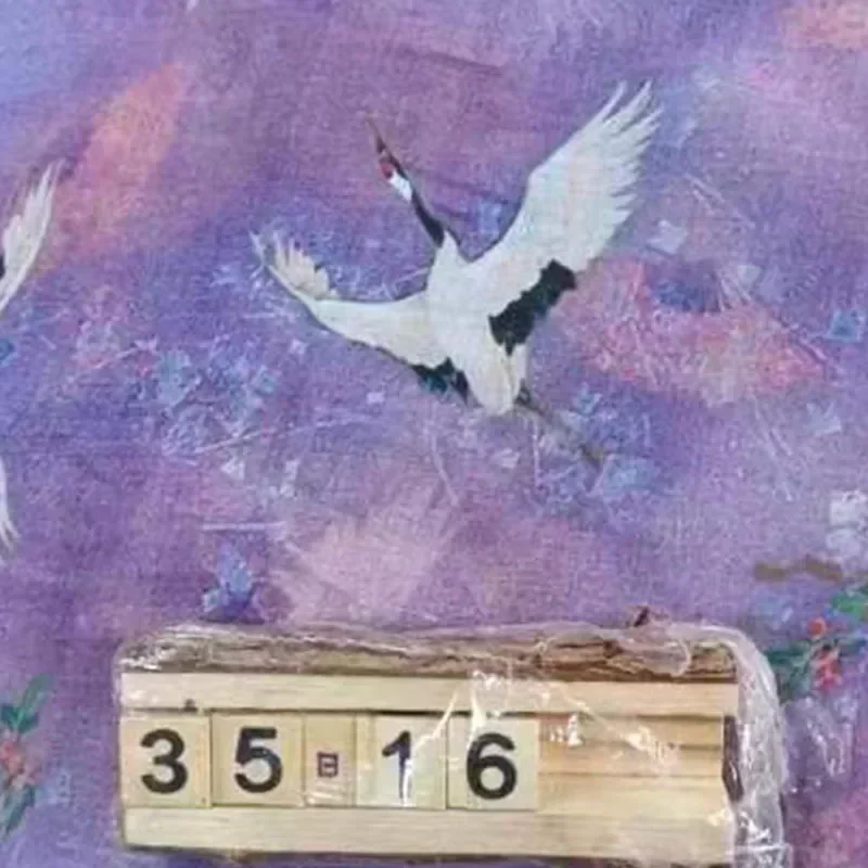 Высококачественная натуральная чистая ткань с цифровым принтом рами тонкая