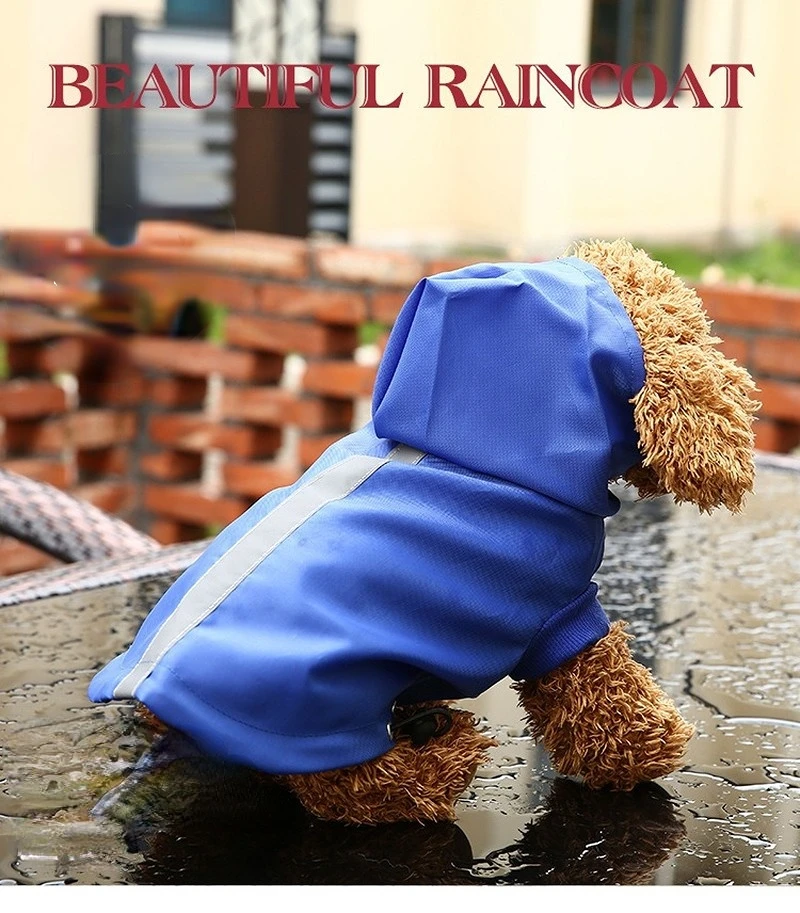 

Dog Raincoat Waterproof Dog Suits Rain Cape for Medium Big Dogs Reflective Jacket Poncho Pet Rain Coat Chubasquero Para Perrors