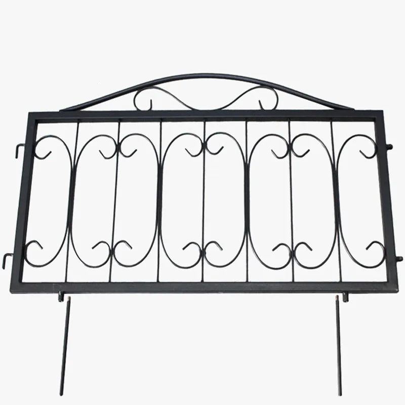 4PCS Iron Artistic OutDoor Low Garden Fence branches and leaves birds flowers Shanlan climbing vine Zippity Barrier - купить по