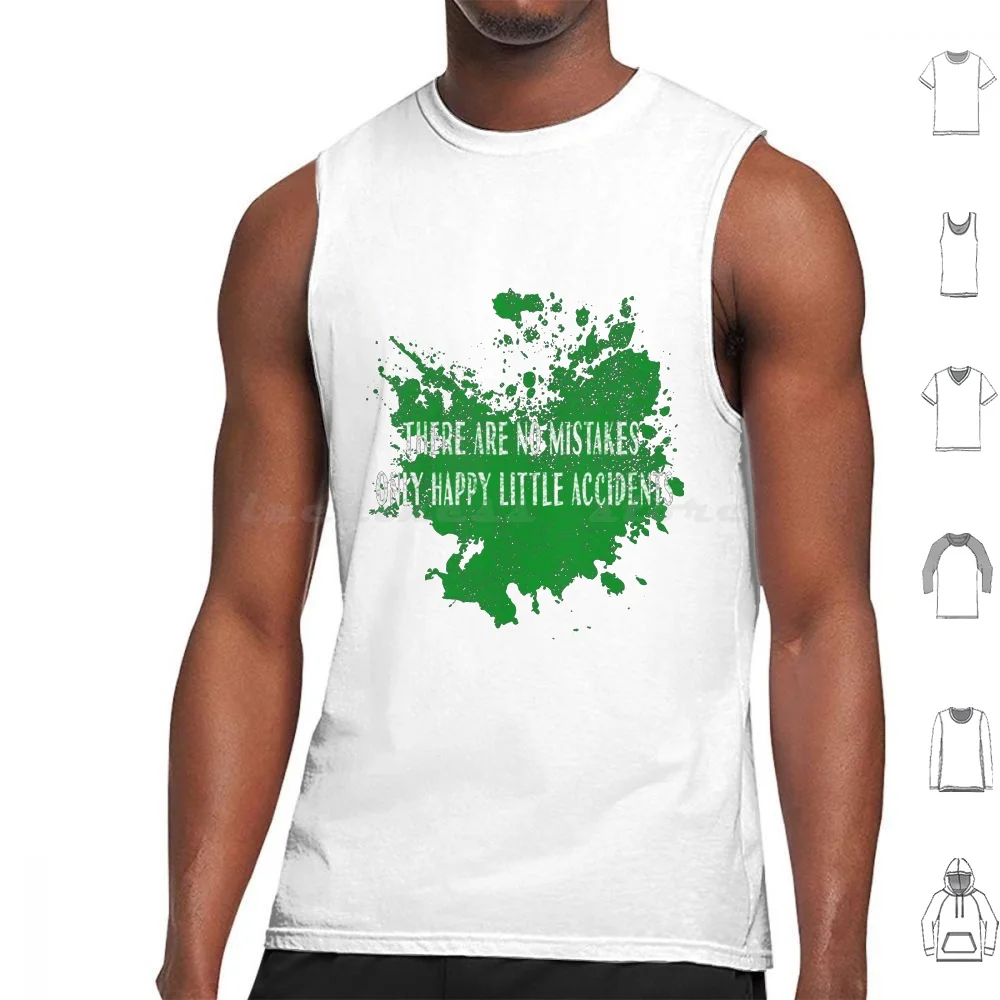 

Happy Little Accidents T-Shirts & Gifts Tank Tops Vest Sleeveless Happy Little Tree Trees Ross Bob Friend Nature Landscape