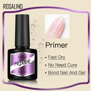 Imported ROSALIND Nail Polish Powder Matt Base Top Coat UV Gel Polish For Manicure Healthy Primer Base Top Co