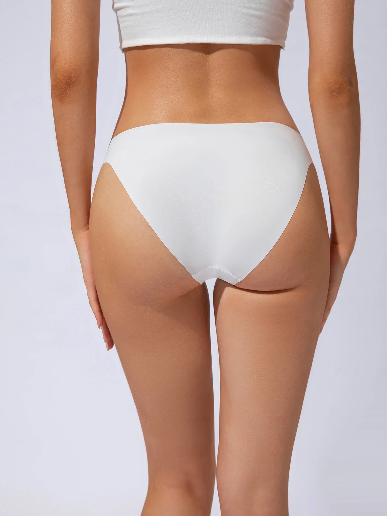 6 шт./компл. вафельные трусики хлопковые женские сексуальные стринги с v-образной