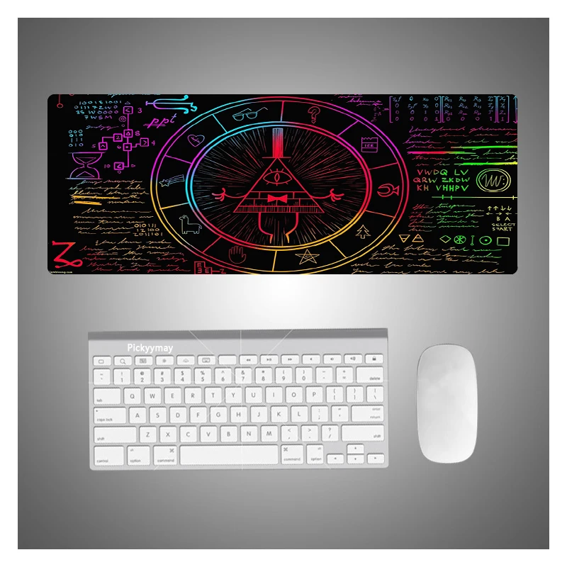 

Gravity Fall Office Accessories Mousepad Long Computer Mat 900x400mm Extra Large Gaming Carpet Mouse Pad Mouse Pads Anime Xxl