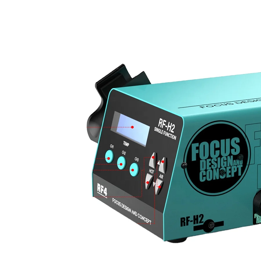 RF4 1000 Вт антистатический фен паяльная станция цифровой дисплей для материнской
