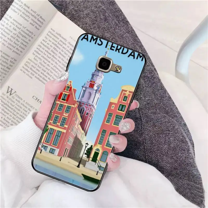 Дорожный Чехол для телефона Samsung A51 01 50 71 21S 70 10 31 40 30 20E 11 A7 2018 YNDFCNB Amsterdam - купить по