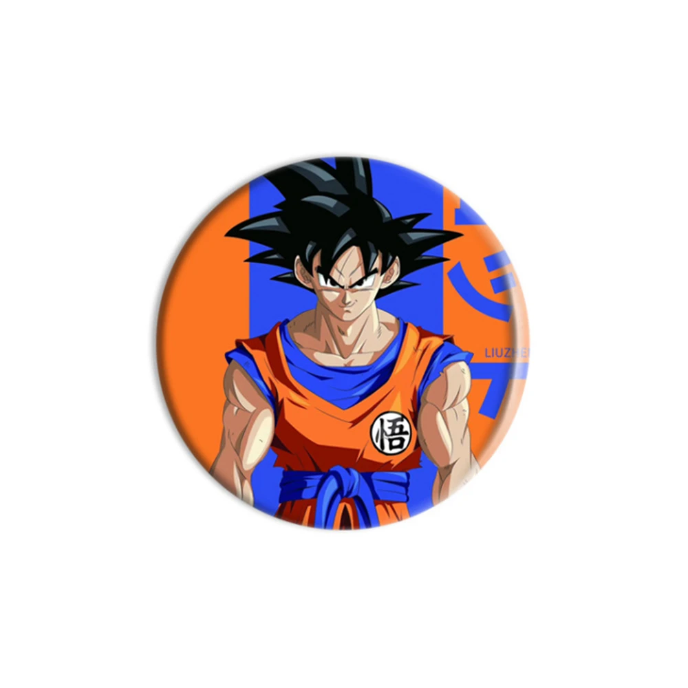 Фото Аниме Son Goku Kakarotto Yamcha Torankusu Trunks Bulma Косплей Костюм Значок Булавка SPTE Жесть Брошь Опора Рождественский Подарок №2