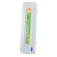 wrap refillable cling wrap dispenser with slide for household aluminum foil and vegetable preservation
