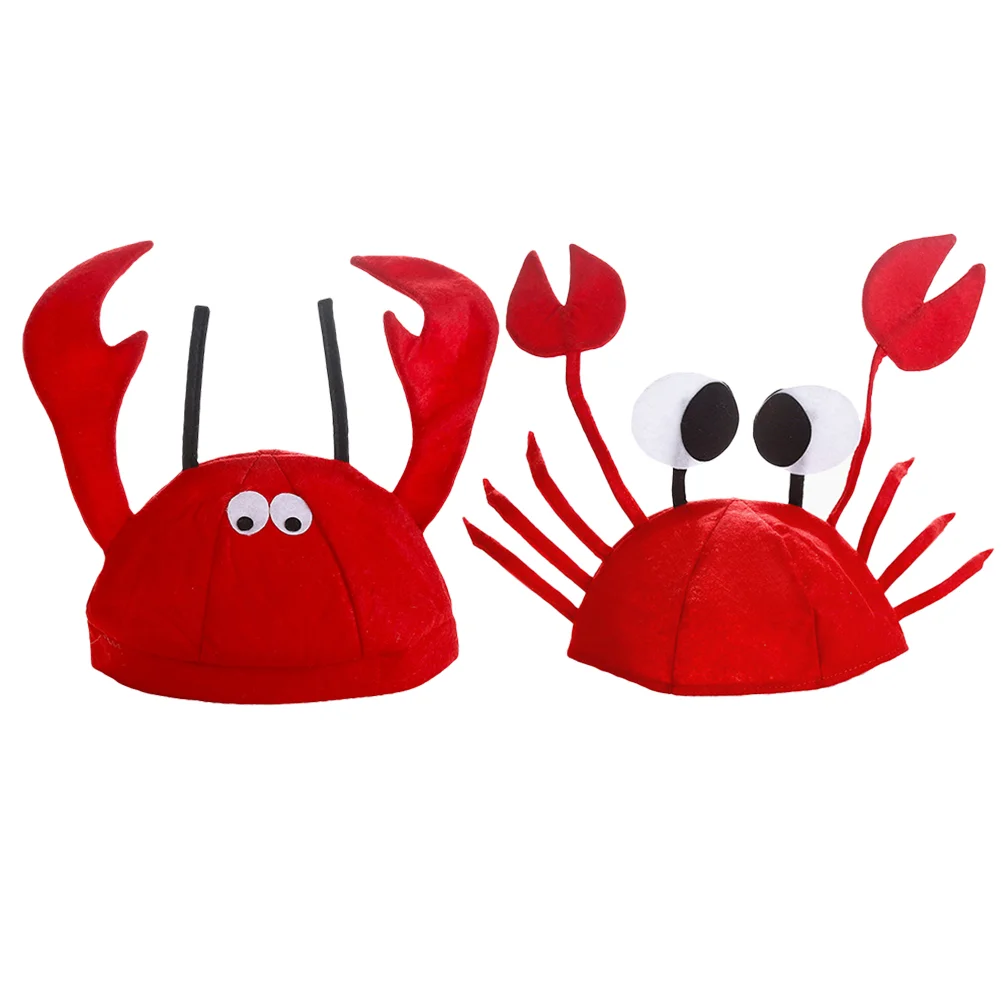 

Photo Hat Funny Hats Decorations Lobster Costume Party Cosplay Cloth Novelty Child