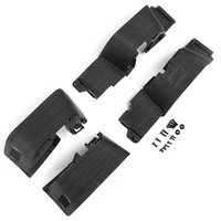 black plastic front and rear mud flaps fender for 110 rc crawler car axial scx10 ii 90046 90047 upgrade parts