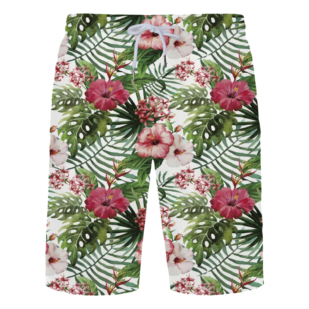 

2022 New Men's Swimming Shorts Quick Dry Summer Fashion Beach Shorts Hawaiian Print Fitness Men's Street Shorts S-3XL