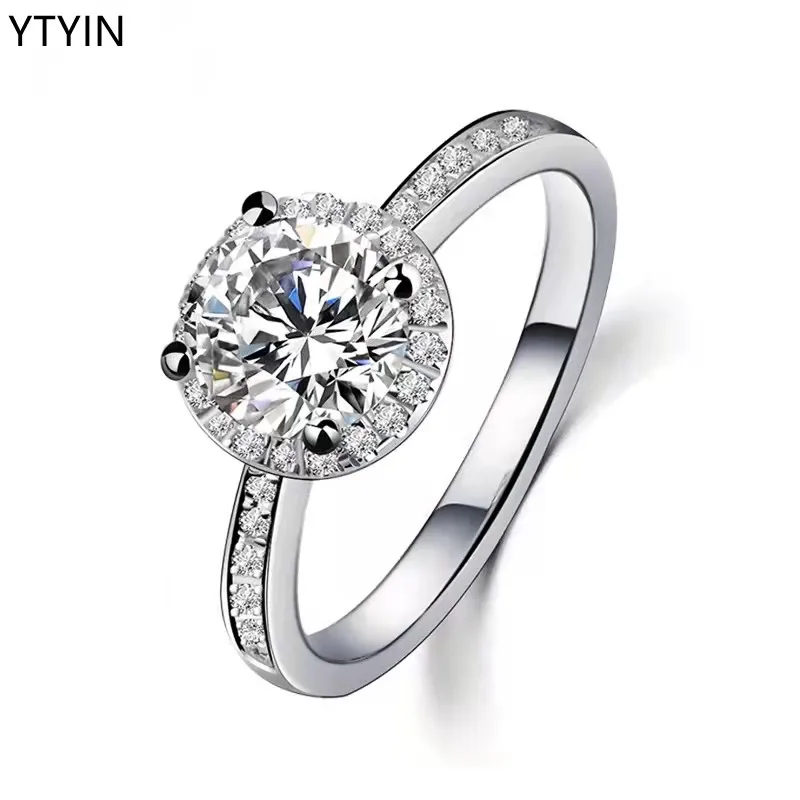

Кольцо YTYIN женское из чистого серебра 925 пробы
