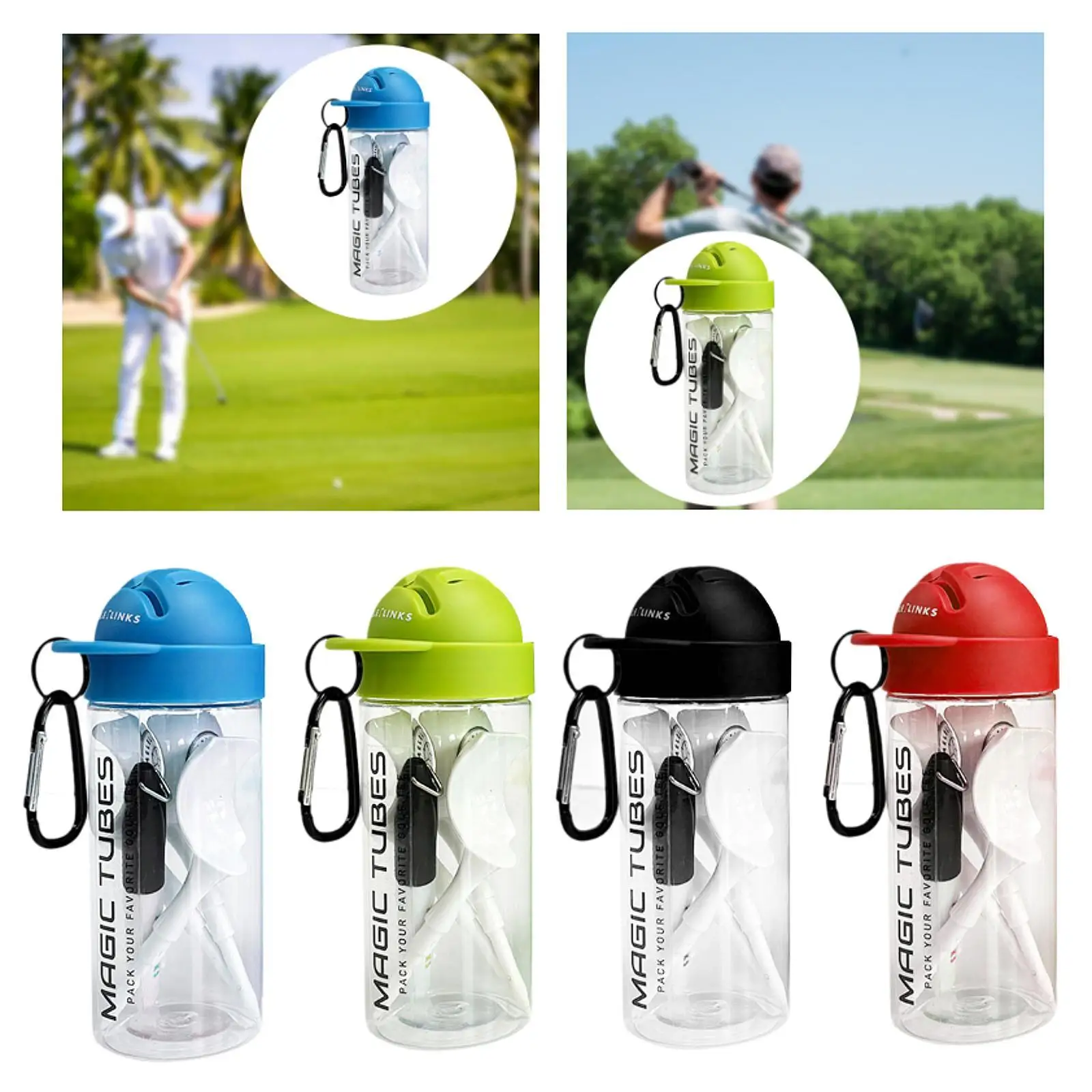 Golf Ball Liner Accessories with Pen Gift Marker Stencil for