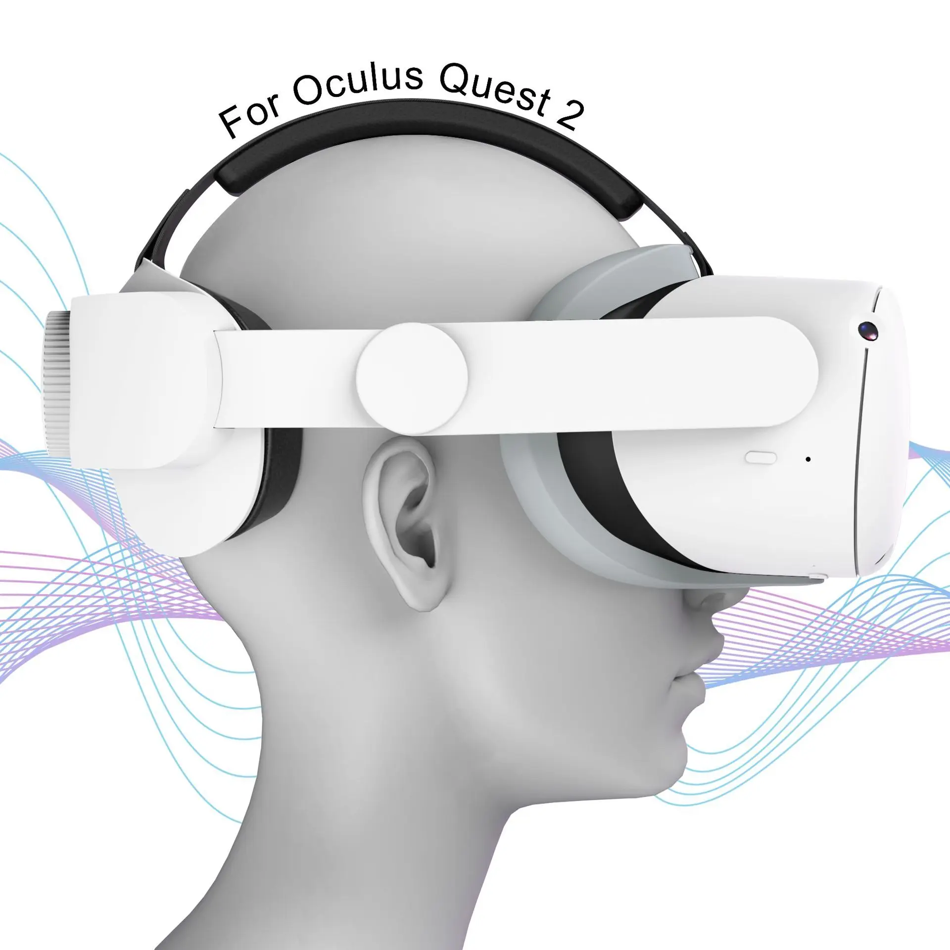 

Replacement PU Widened Face Pad Cushion Face Cover For Oculus Quest 2 Protective Mat Eye Pad For Oculus Quest 2 VR Bracket