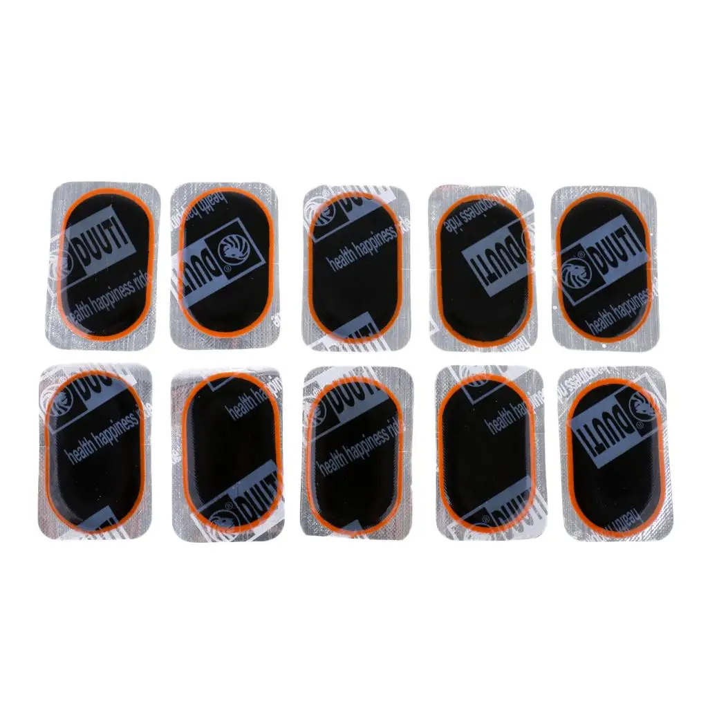 

32x50mm Self Oval Tire Patches for Bike, Pack of 10