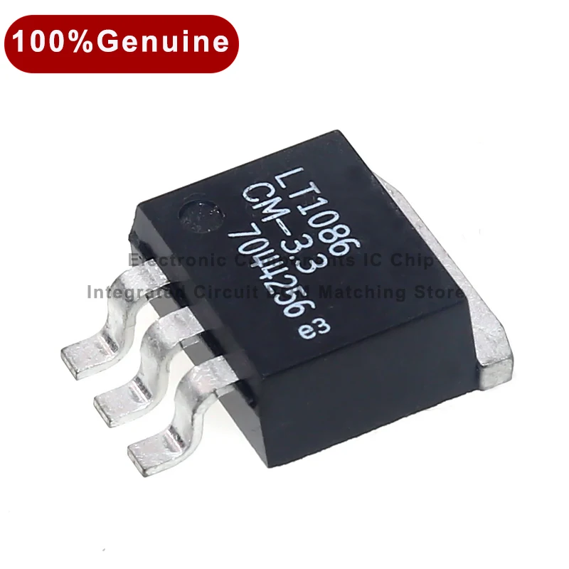 

5pcs/Lot LDO Voltage Regulators LT1086CM-3.3#TRPBF LT1086CM-3.3#PBF DDPAK-3 1.5A