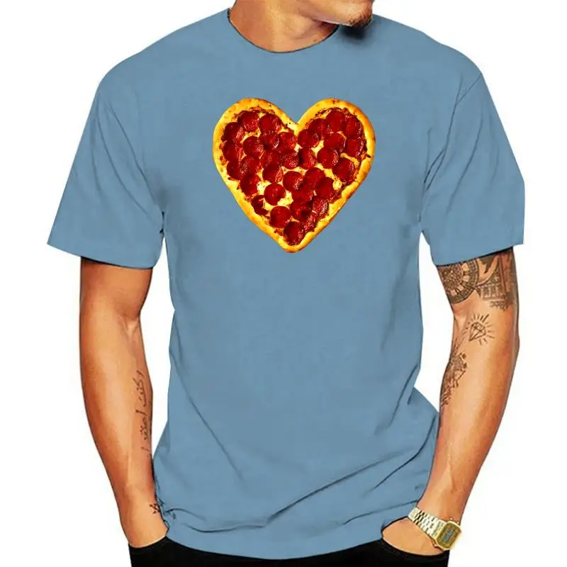 

I Heart Pizza T Shirt Love Pepperoni Slice Foodie Tee - Many Colors Available tshirt harajuku