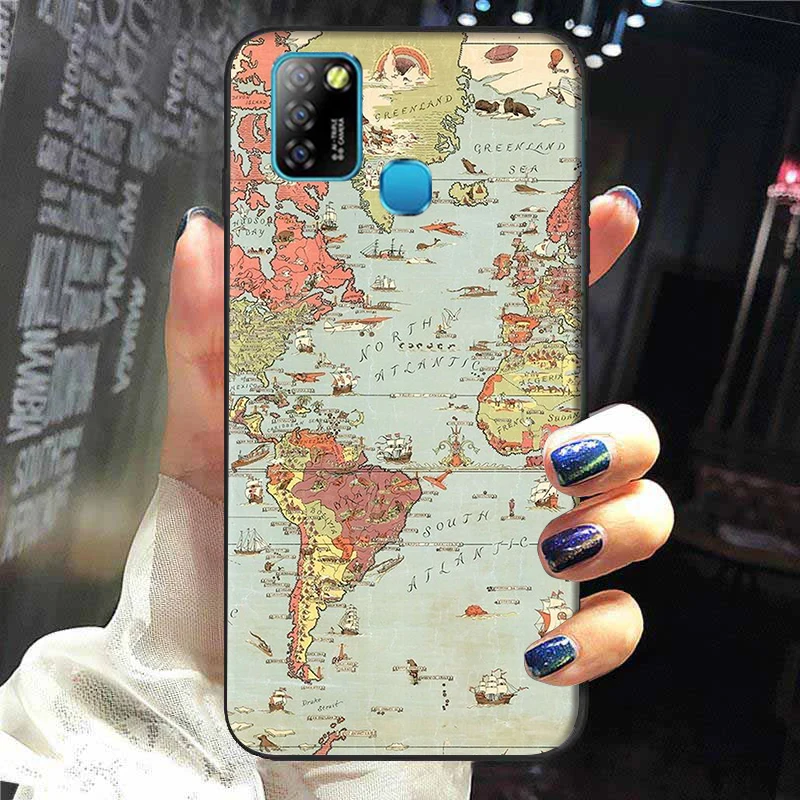 for infinix hot 10 lite case silicone soft tpu back cover for infinix hot10 lite 10lite 657c cases bumper capa luxury fashion free global shipping