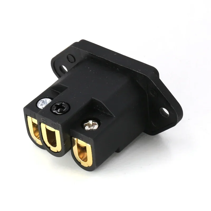 4 шт. AC FI-06(G) IEC вход 3-контактный разъем электрический переменного тока из чистой