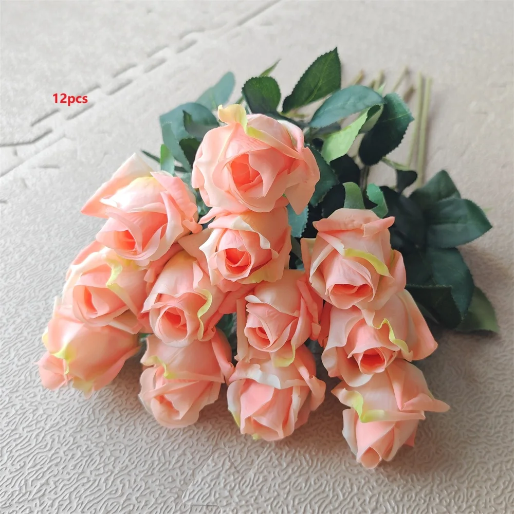 Искусственные розы Green Aloes, 12 шт.