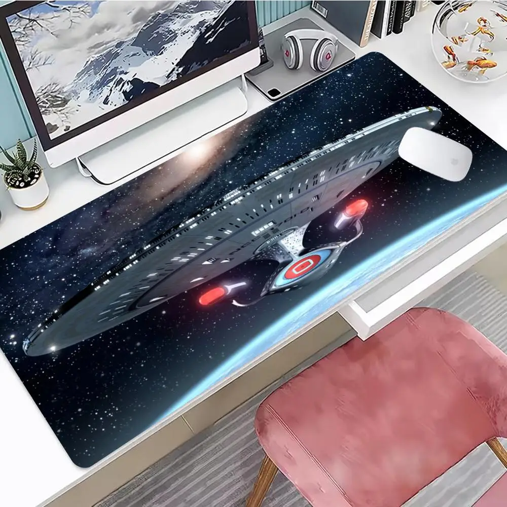 Фото Коврик для мыши Star Trek, настольный коврик для мыши, HD-коврик для стола, удлиненный игровой коврик для клавиатуры, большой XXL-коврик для геймеров, 90x40 см. №2