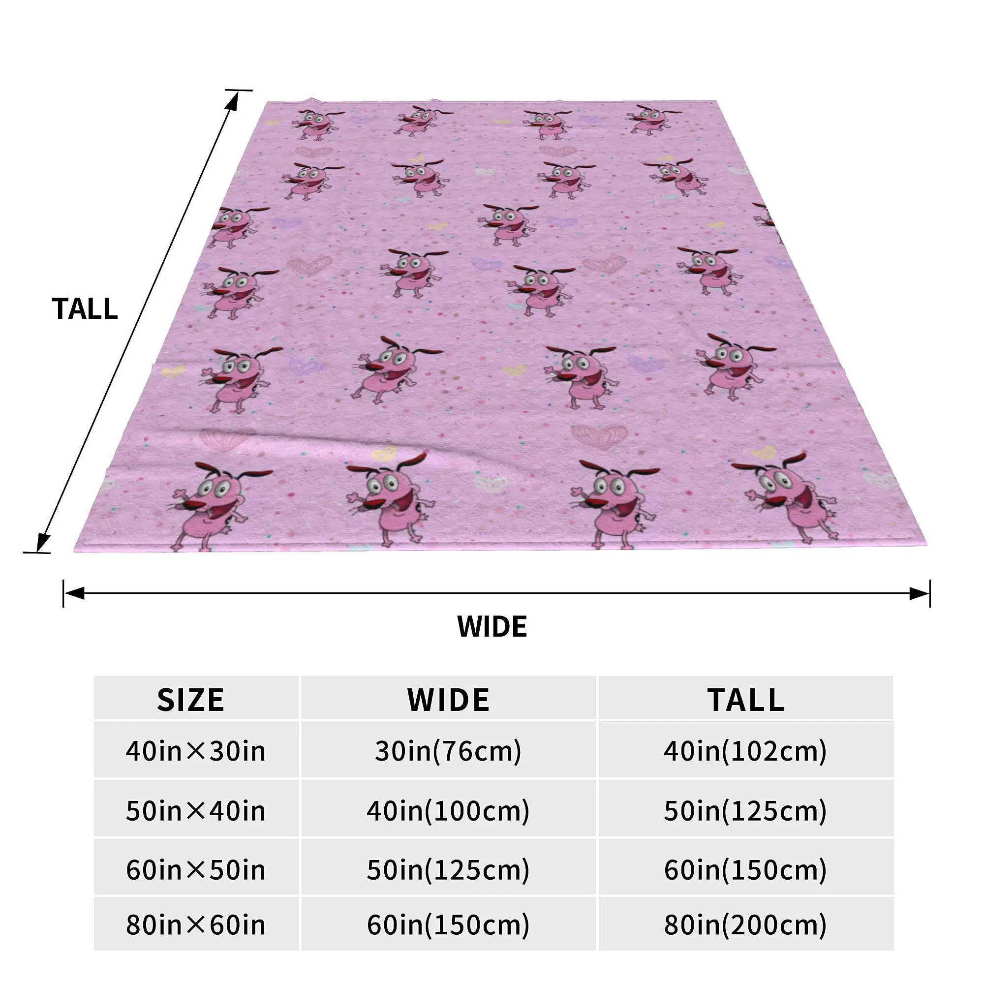 Ковардская собака с-мужество мультфильм смешное одеяло покрывало милое комедия