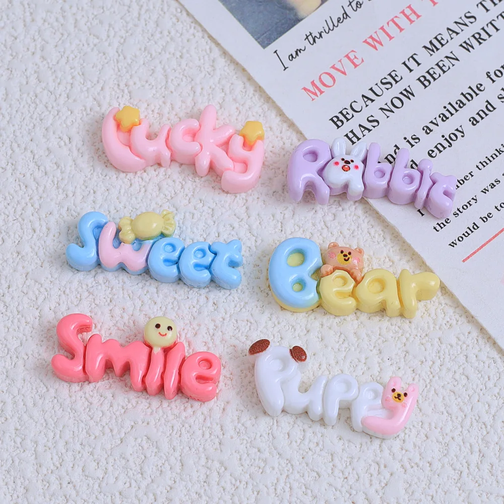 3 шт./лот милые Радужные счастливые облака смоляные подвески для изготовления